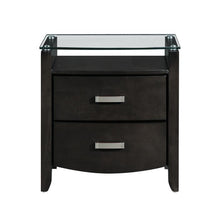 Load image into Gallery viewer, Lyric 2 Drawer Nightstand in Brownish Gray 1737NGY-4