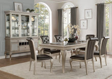 Load image into Gallery viewer, Crawford Dining Table in Silver 5546-84