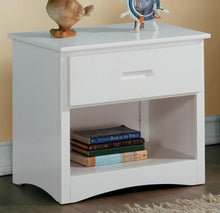 Load image into Gallery viewer, Galen 1 Drawer Night Stand in White B2053W-4