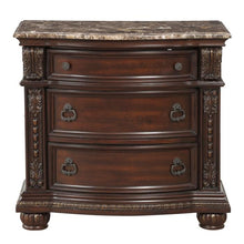 Load image into Gallery viewer, Cavalier Nightstand in Dark Cherry 1757-4