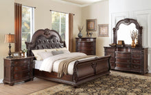 Load image into Gallery viewer, Cavalier Nightstand in Dark Cherry 1757-4