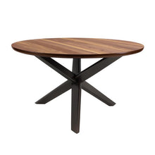 Load image into Gallery viewer, Nelina Round Dining Table in Espresso & Natural 5597-53*