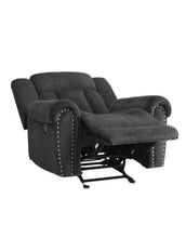 Load image into Gallery viewer, Nutmeg Glider Reclining Chair in Charcoal Gray 9901CC-1