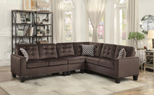 Load image into Gallery viewer, Lantana 2-Piece Reversible Sectional in Chocolate