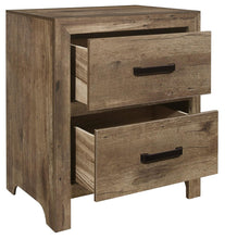 Load image into Gallery viewer, Mandan 2 Drawer Nightstand in Weathered Pine 1910-4