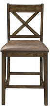 Load image into Gallery viewer, Levittown Counter Height Chair in Brown (Set of 2)