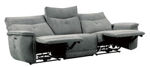 Load image into Gallery viewer, Tesoro Power Double Reclining Sofa w/ Power Headrests in Dark Gray
