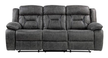 Load image into Gallery viewer, Madrona Hill Double Reclining Sofa in Gray 9989GY-3