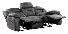 Load image into Gallery viewer, Madrona Hill Double Reclining Sofa in Gray 9989GY-3