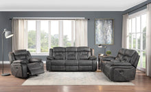 Load image into Gallery viewer, Madrona Hill Double Reclining Sofa in Gray 9989GY-3