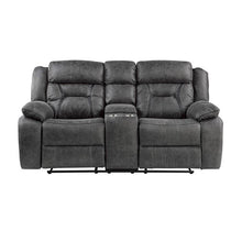Load image into Gallery viewer, Madrona Hill Double Reclining Loveseat in Gray 9989GY-2
