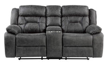 Load image into Gallery viewer, Madrona Hill Double Reclining Loveseat in Gray 9989GY-2