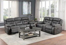 Load image into Gallery viewer, Madrona Hill Double Reclining Loveseat in Gray 9989GY-2