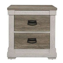 Load image into Gallery viewer, Arcadia Nightstand in White & Weathered Gray 1677-4