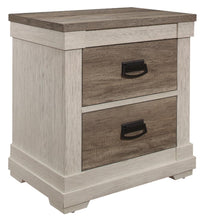 Load image into Gallery viewer, Arcadia Nightstand in White & Weathered Gray 1677-4