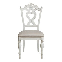 Load image into Gallery viewer, Cinderella Chair in Antique White with Grey Rub-Through