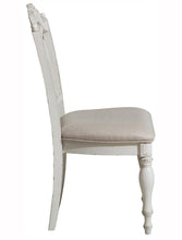 Load image into Gallery viewer, Cinderella Chair in Antique White with Grey Rub-Through