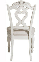 Load image into Gallery viewer, Cinderella Chair in Antique White with Grey Rub-Through
