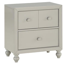 Load image into Gallery viewer, Wellsummer 2 Drawer Nightstand in Gray 1803GY-4