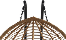 Load image into Gallery viewer, Tarzan Natural Color Outdoor Patio Double Swing Chair