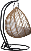 Load image into Gallery viewer, Tarzan Natural Color Outdoor Patio Double Swing Chair