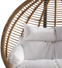 Load image into Gallery viewer, Tarzan Natural Color Outdoor Patio Double Swing Chair