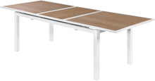 Load image into Gallery viewer, Nizuc Brown manufactured wood Outdoor Patio Extendable Aluminum Dining Table