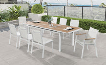 Load image into Gallery viewer, Nizuc Brown manufactured wood Outdoor Patio Extendable Aluminum Dining Table