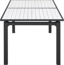 Load image into Gallery viewer, Nizuc White manufactured wood Outdoor Patio Aluminum Dining Table