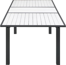 Load image into Gallery viewer, Nizuc White manufactured wood Outdoor Patio Aluminum Dining Table