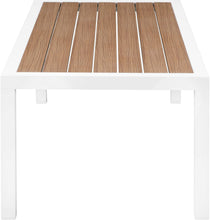 Load image into Gallery viewer, Nizuc Brown manufactured wood Outdoor Patio Aluminum Coffee Table