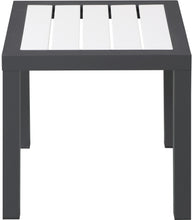 Load image into Gallery viewer, Nizuc White manufactured wood Outdoor Patio Aluminum End Table