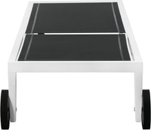 Load image into Gallery viewer, Nizuc Black Mesh Waterproof Fabric Outdoor Patio Aluminum Mesh Chaise Lounge Chair