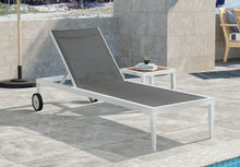 Load image into Gallery viewer, Nizuc Brown manufactured wood Outdoor Patio Aluminum End Table