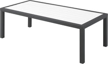 Load image into Gallery viewer, Nizuc White manufactured wood Outdoor Patio Aluminum Coffee Table