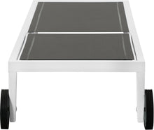 Load image into Gallery viewer, Nizuc Grey Mesh Waterproof Fabric Outdoor Patio Aluminum Mesh Chaise Lounge Chair