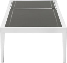 Load image into Gallery viewer, Nizuc Grey Mesh Waterproof Fabric Outdoor Patio Aluminum Mesh Chaise Lounge Chair