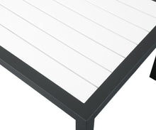 Load image into Gallery viewer, Nizuc White manufactured wood Outdoor Patio Aluminum End Table
