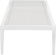 Load image into Gallery viewer, Nizuc White Mesh Waterproof Fabric Outdoor Patio Aluminum Mesh Chaise Lounge Chair