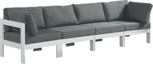 Load image into Gallery viewer, Nizuc Grey Waterproof Fabric Outdoor Patio Modular Sofa