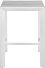 Load image into Gallery viewer, Nizuc Grey manufactured wood Outdoor Patio Aluminum Square Bar Table