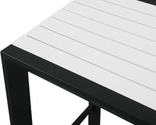 Load image into Gallery viewer, Nizuc White manufactured wood Outdoor Patio Aluminum Rectangle Bar Table
