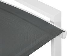 Load image into Gallery viewer, Nizuc Grey Mesh Waterproof Fabric Outdoor Patio Aluminum Mesh Barstool