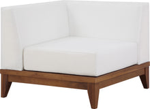 Load image into Gallery viewer, Rio Off White Waterproof Fabric Outdoor Patio Modular Corner Chair