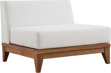 Load image into Gallery viewer, Rio Off White Waterproof Fabric Outdoor Patio Modular Armless Chair