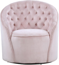 Load image into Gallery viewer, Alessio Pink Velvet Accent Chair