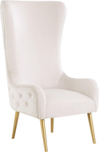 Load image into Gallery viewer, Alexander Cream Velvet Accent Chair