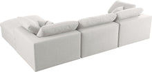 Load image into Gallery viewer, Serene Cream Linen Fabric Deluxe Cloud Modular Sectional