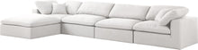 Load image into Gallery viewer, Serene Cream Linen Fabric Deluxe Cloud Modular Sectional