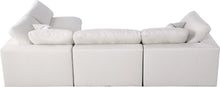 Load image into Gallery viewer, Serene Cream Linen Fabric Deluxe Cloud Modular Sectional